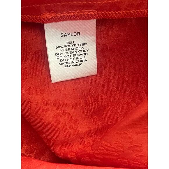 New Saylor Farrow Dress in Flame - Picture 9 of 9